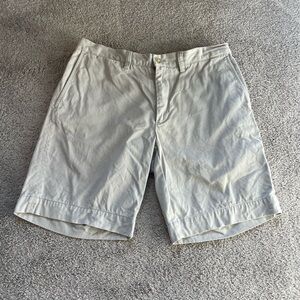 POLO Ralph Lauren grey chino shorts. Size 32”. 9” inseam. In great condition.